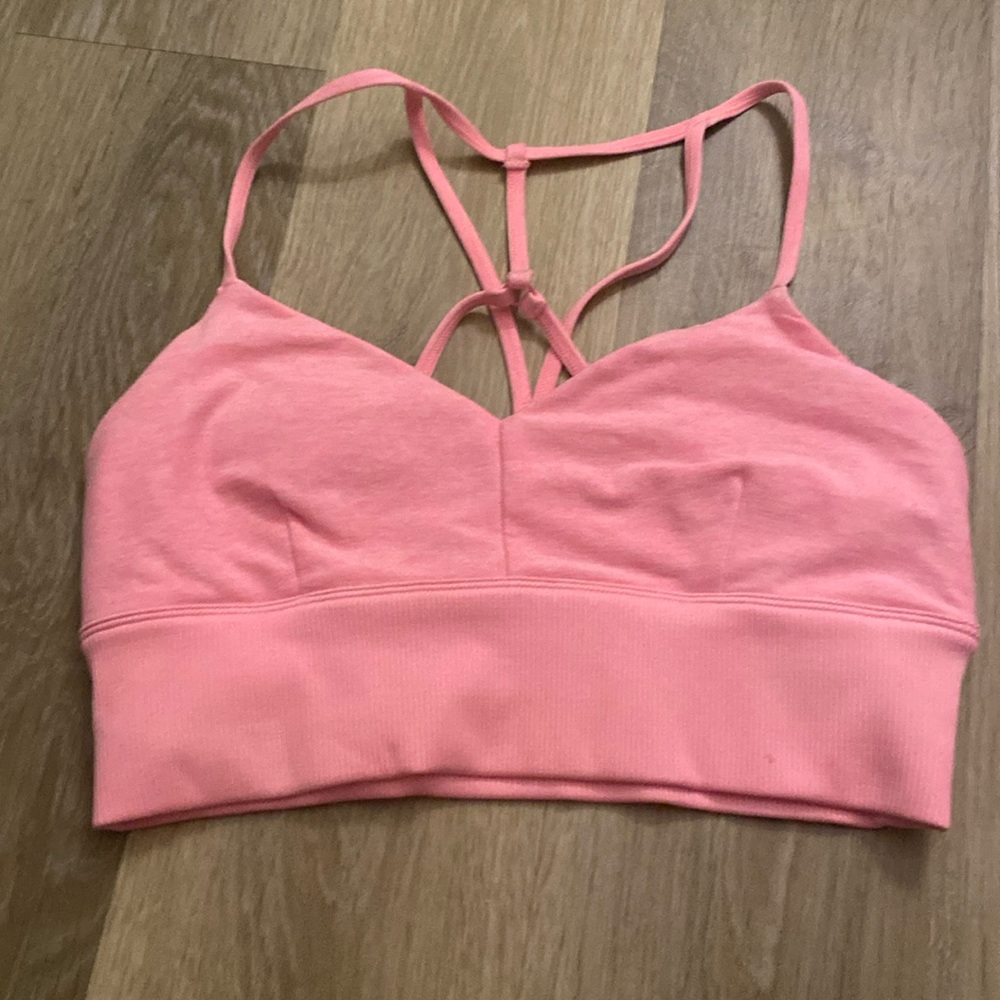 Alo bright pink sports bra